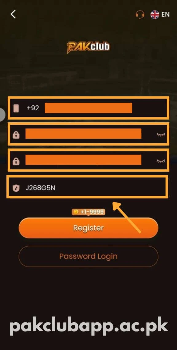 Enter Invite Code for Register screenshot