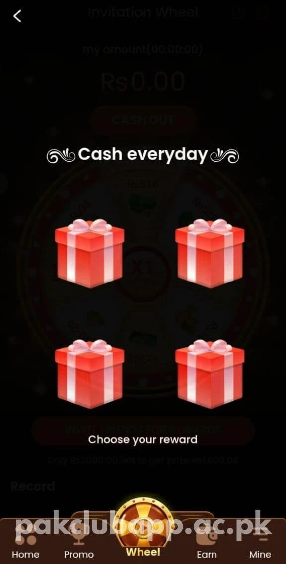 Pak Club Game Cash Everyday screenshot