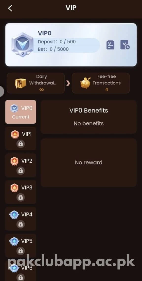 Pak Club Game VIP screenshot